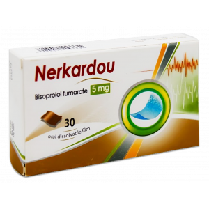 NERKARDOU 5 MG ODF ( BISOPROLOL FUMARATE ) 30 ORAL DISSOLVABLE FILMS